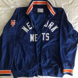 Mens G-III Sports by Carl Banks Vintage NY Mets Full-Zip Jacket - Size XL